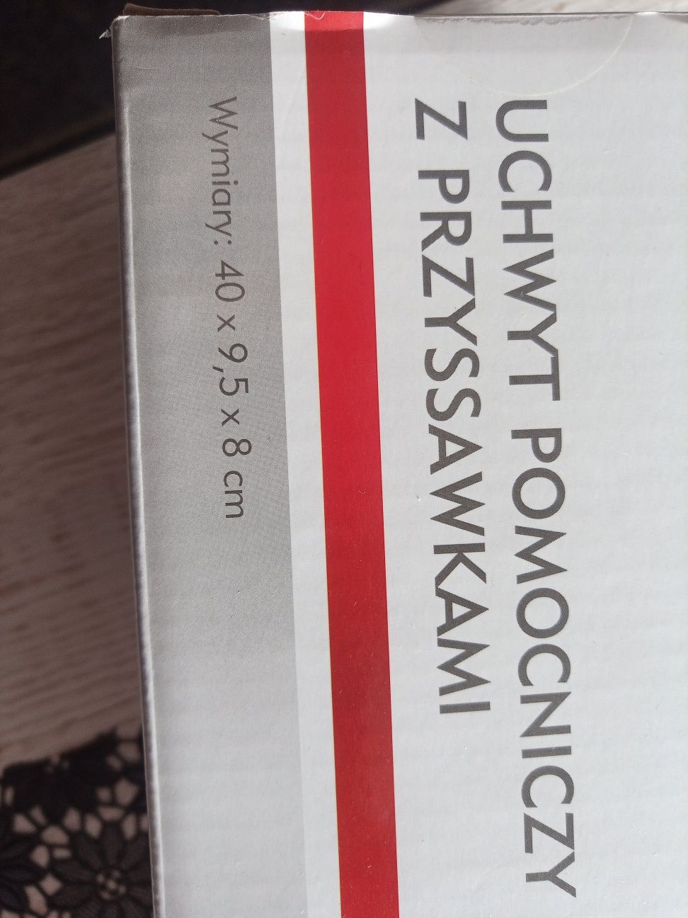 Uchwyt pomocniczy z przyssawkami