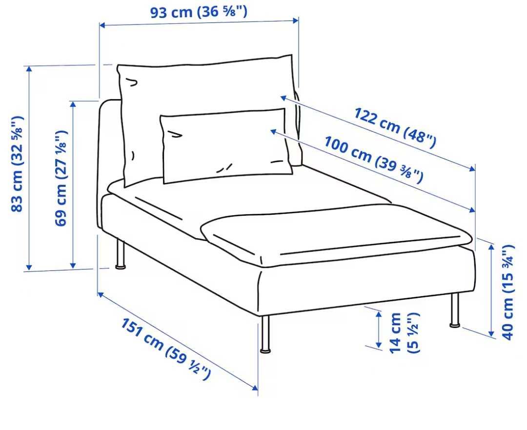 Lounge Chair em tecido