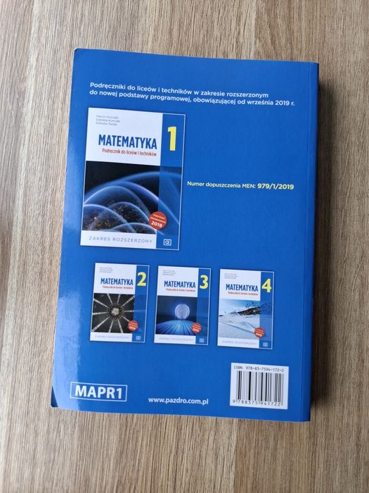 "Matematyka 1" Pazdro