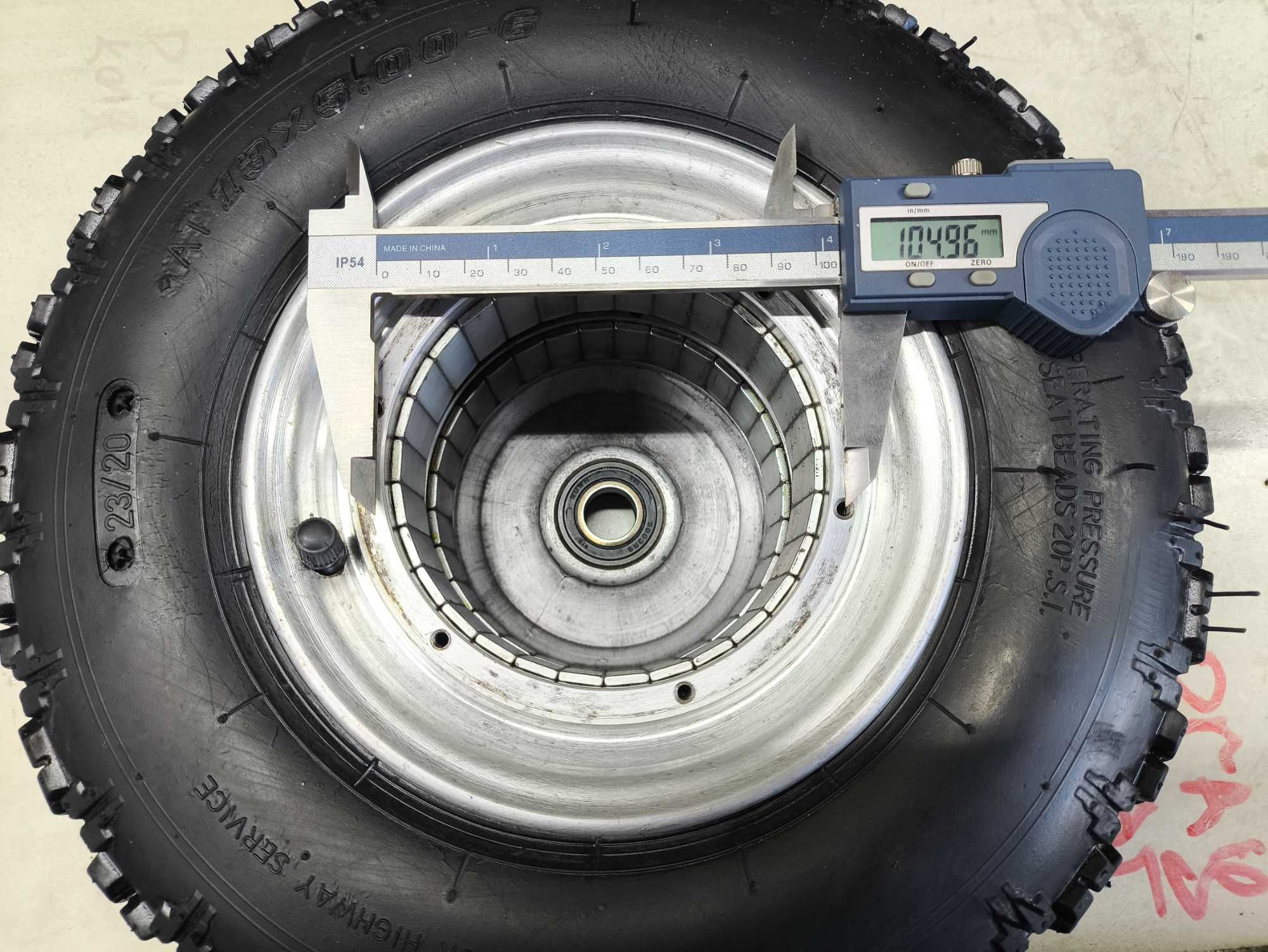 Мотор-колесо 6" 60V 1600Вт моторколесо в сборе