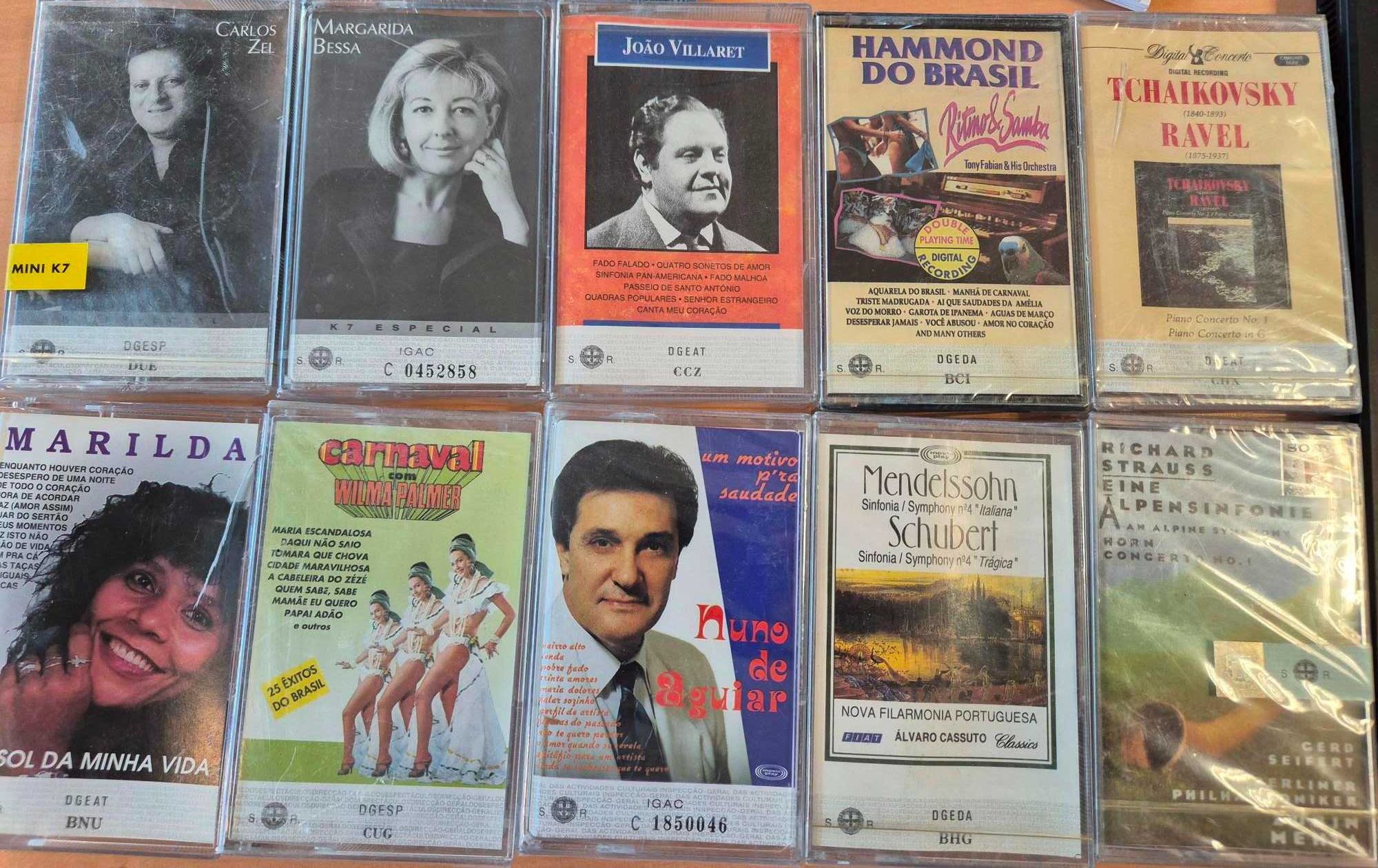 Cassetes. Estilos variados