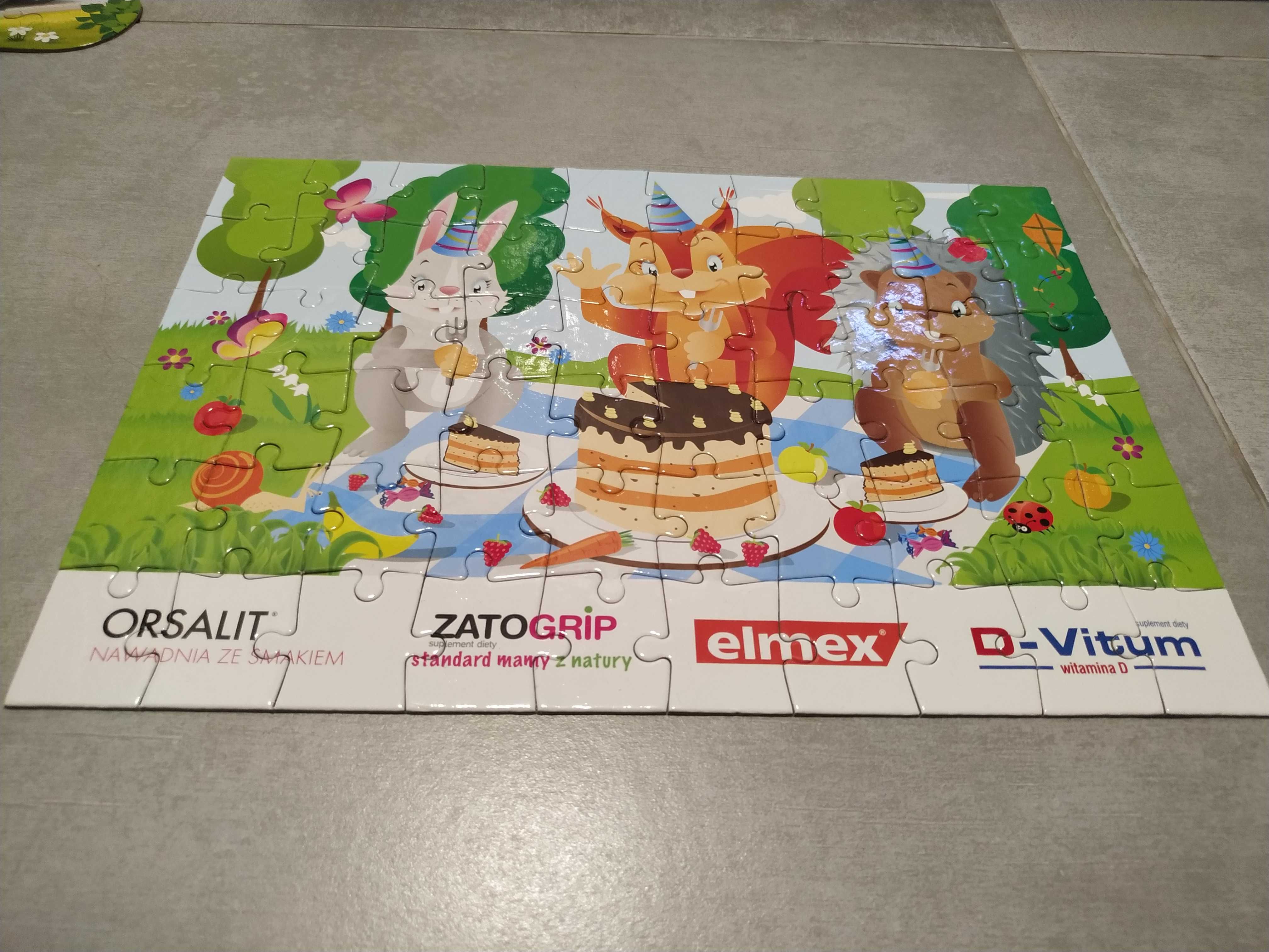 Puzzle 30 i 60 elementów / SPRAWNE / Straż Pożarna / DARMOWA DOSTAWA