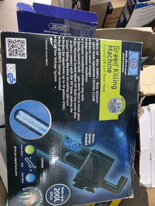 Фільтр-стерилізатор ультрафіолет для акваріуму