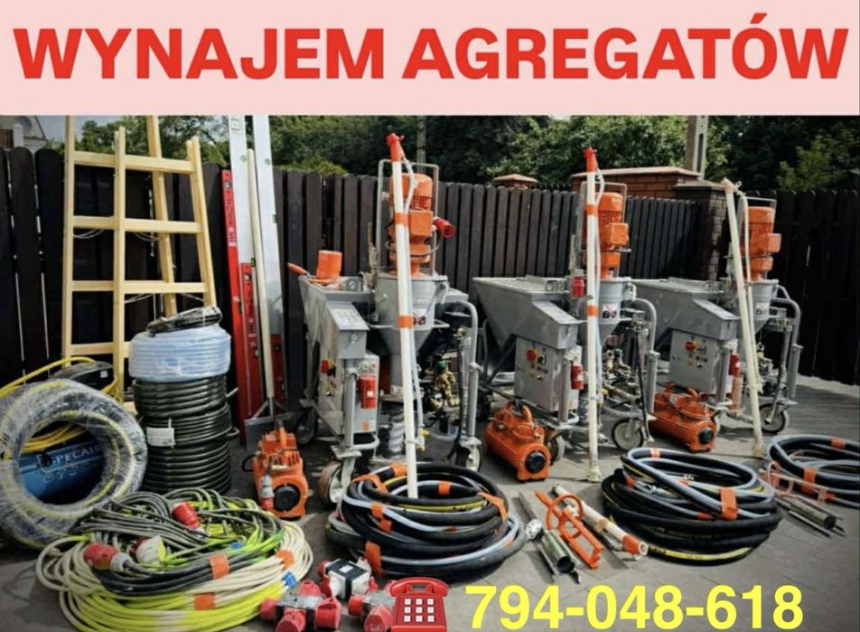 Agregat tynkarski Wynajem