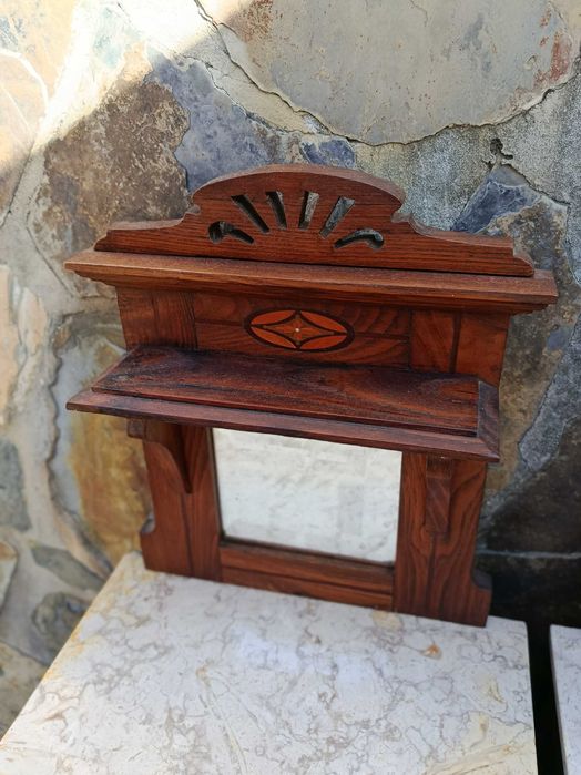 Mesas de cabeceira madeira maciça  embutidos Anos 30 1,04mt