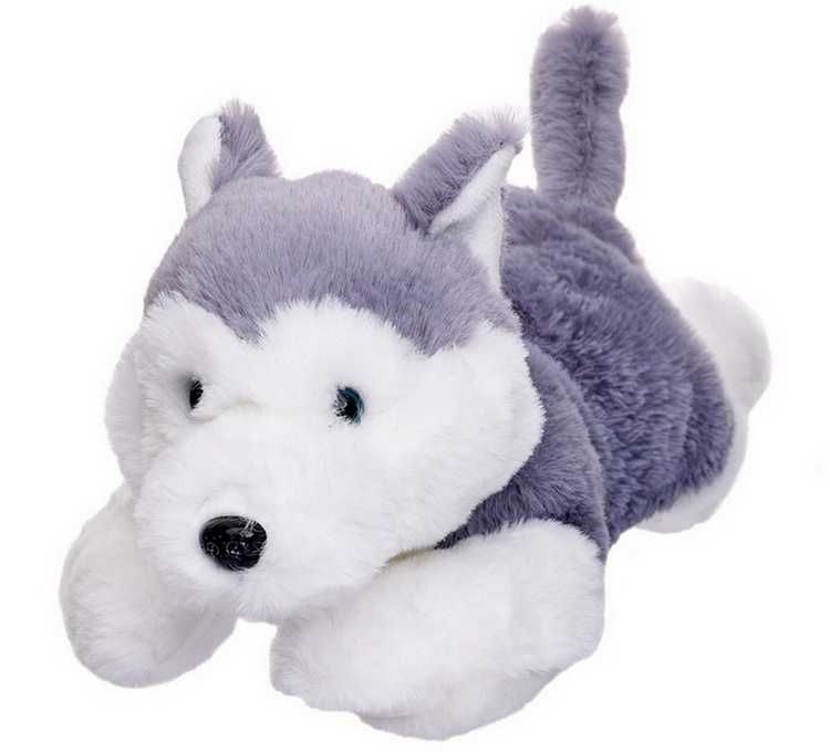 Maskotka Pies Husky Leżący 35 cm Beppe