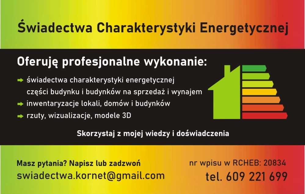 Świadectwo charakterystyki energetycznej, dom, mieszkanie lokal LUBLIN