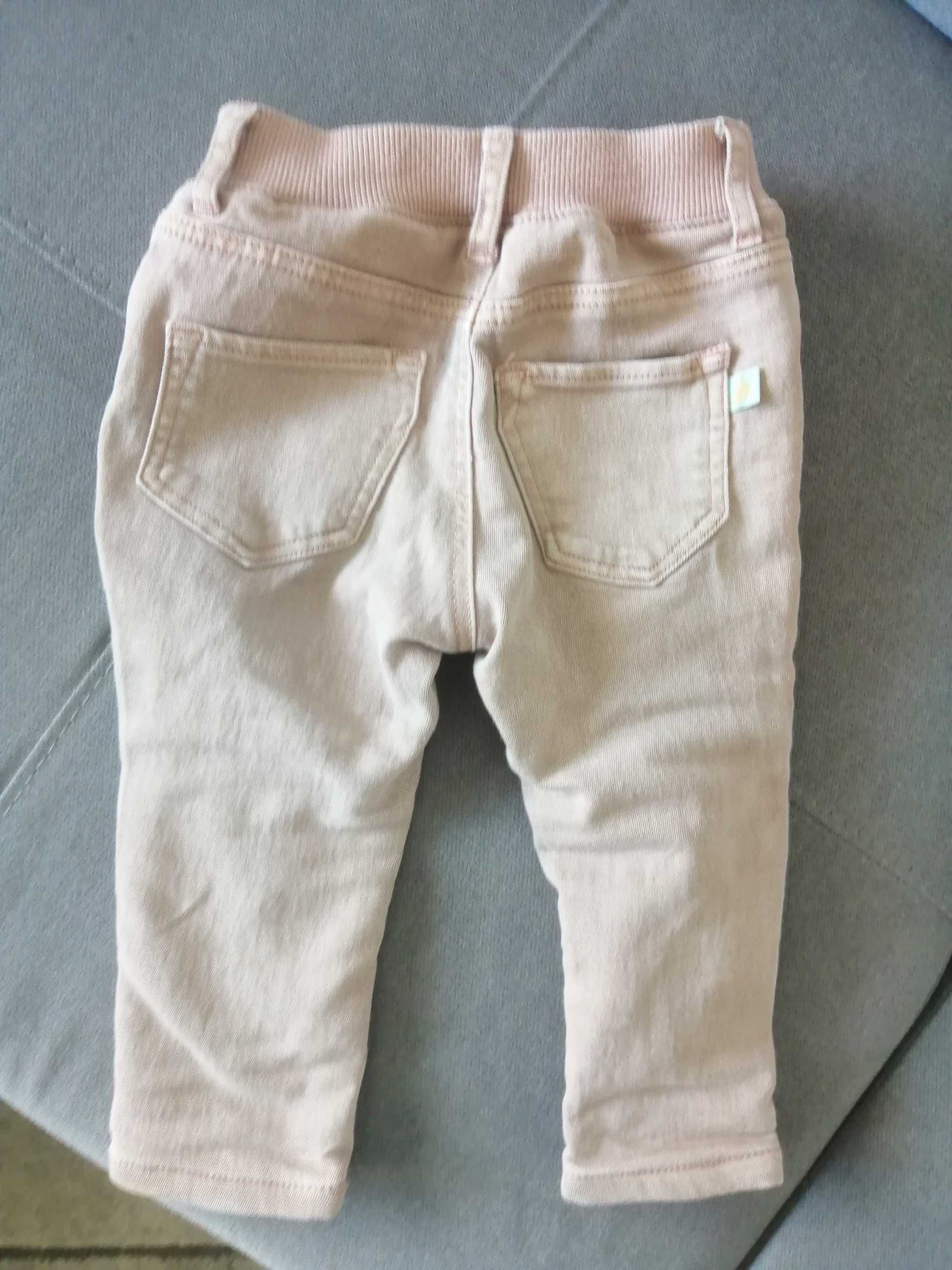 Ocieplane spodnie, treginsy H&M rozm. 74 (6-9 m.)
