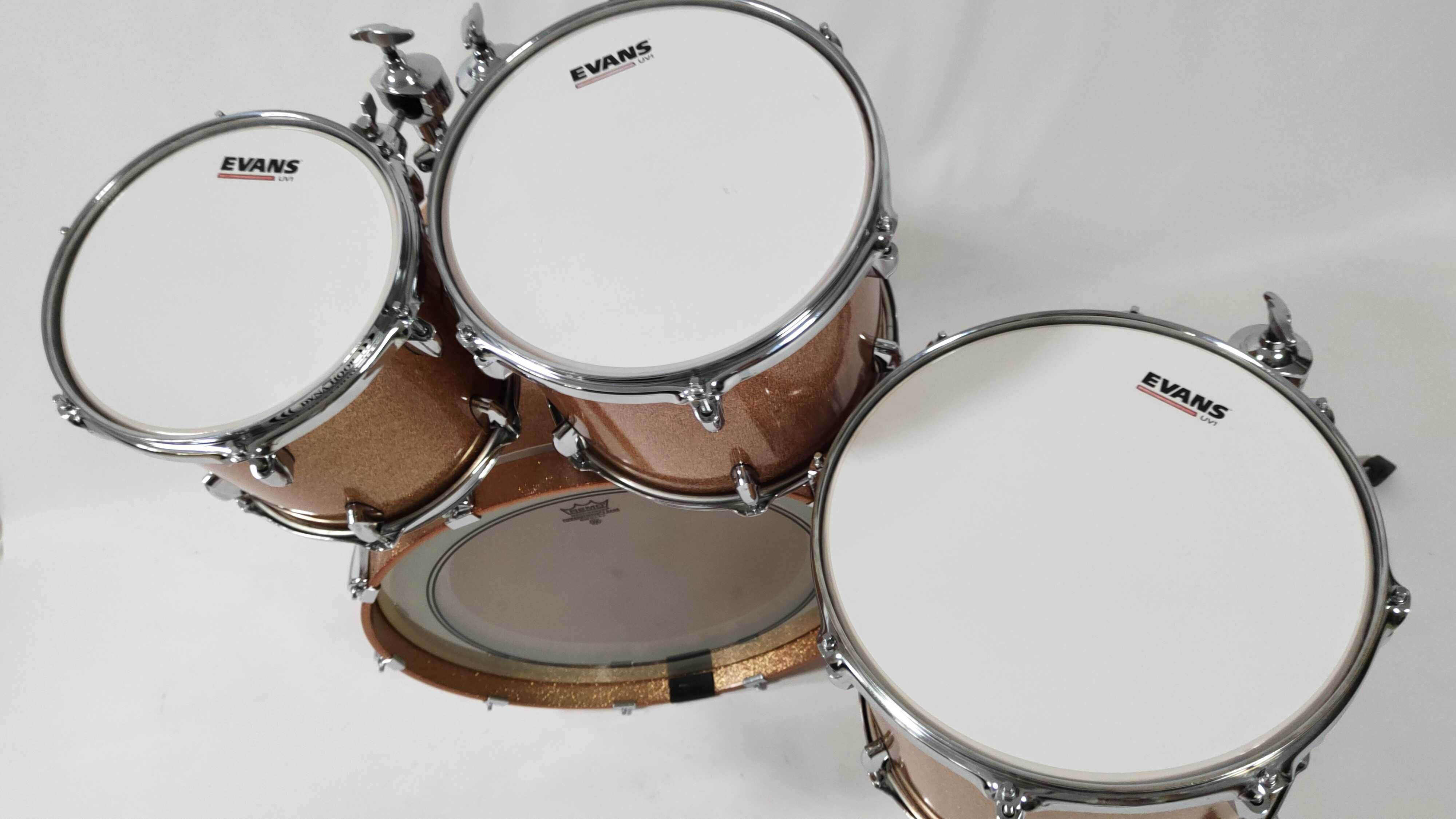 Yamaha Maple Custom Absolute Pink Champagne Sparkle 10,12,14,22"-Japan