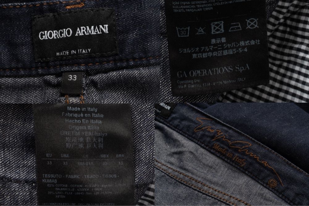 GIORGIO ARMANY navi jeans чоловічі джинси