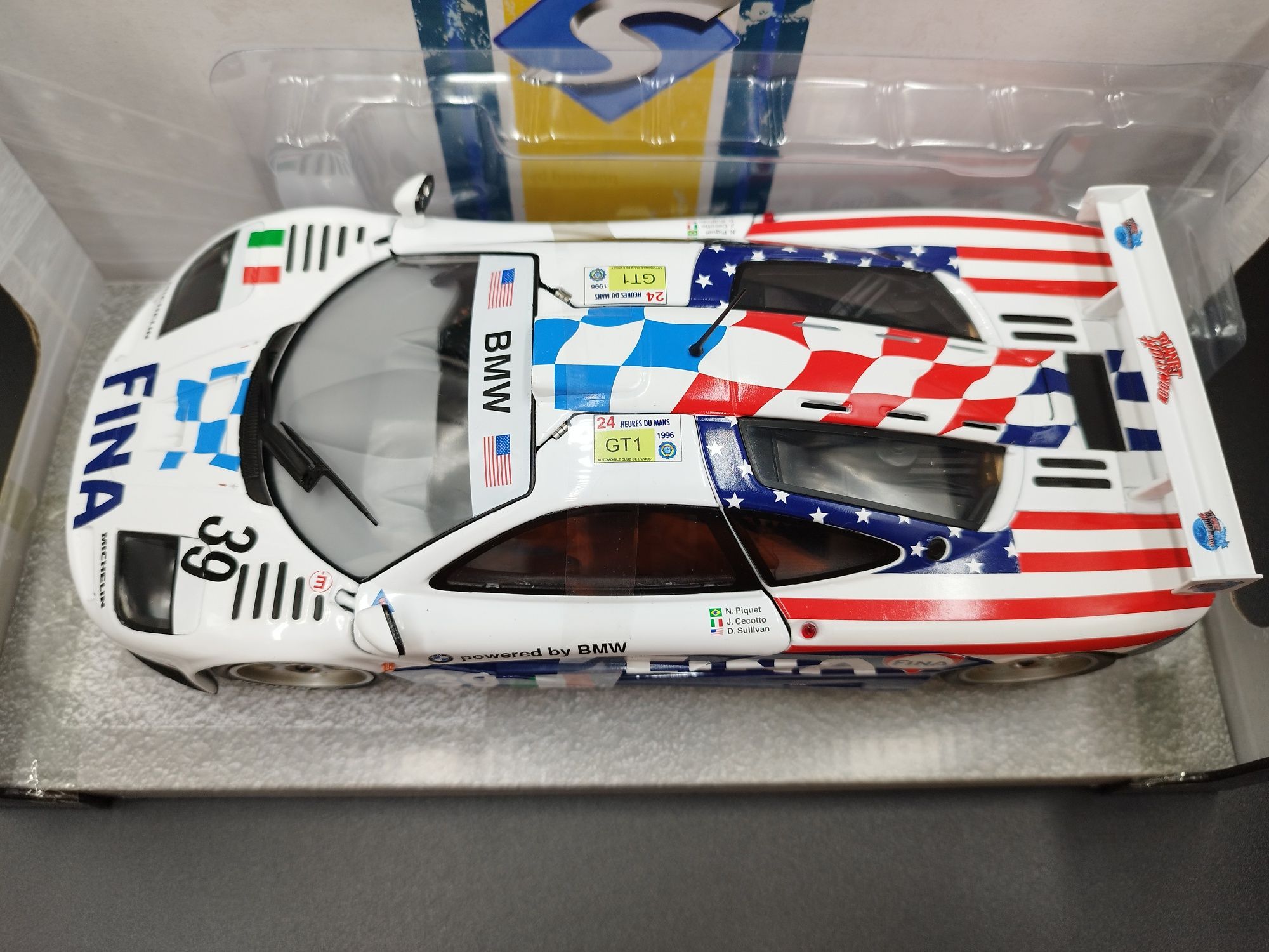 1:18 Solido McLaren F1 GTR #39, 24h Le Mans 1996 model