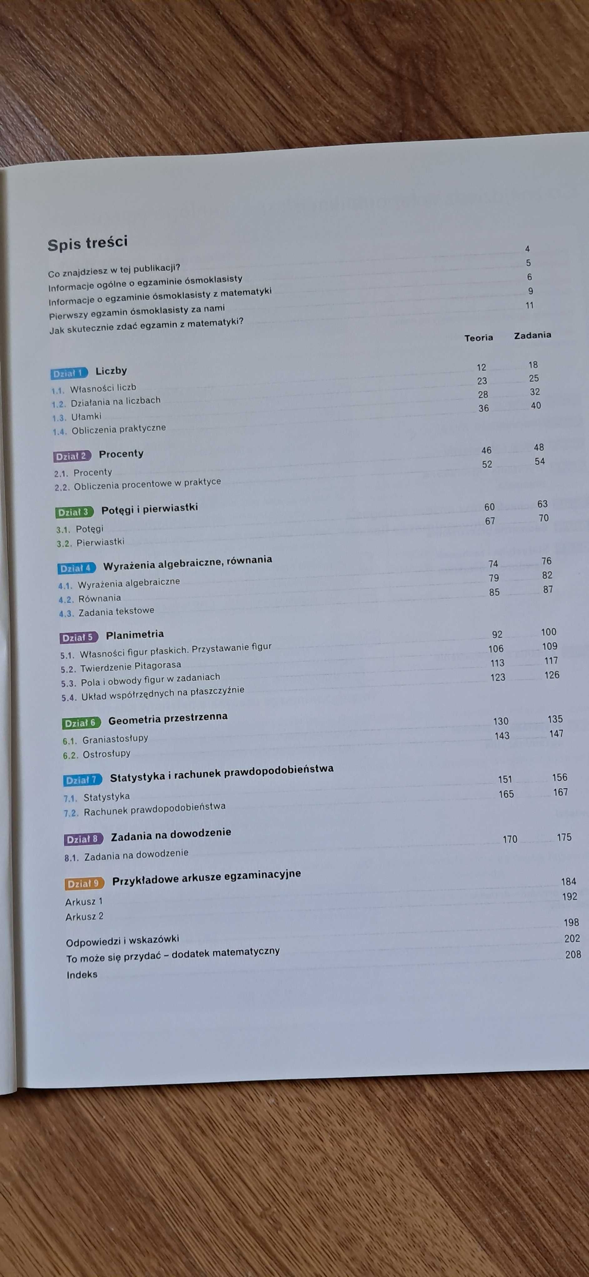 Repetytorium matematyka, egzamin ósmoklasisty