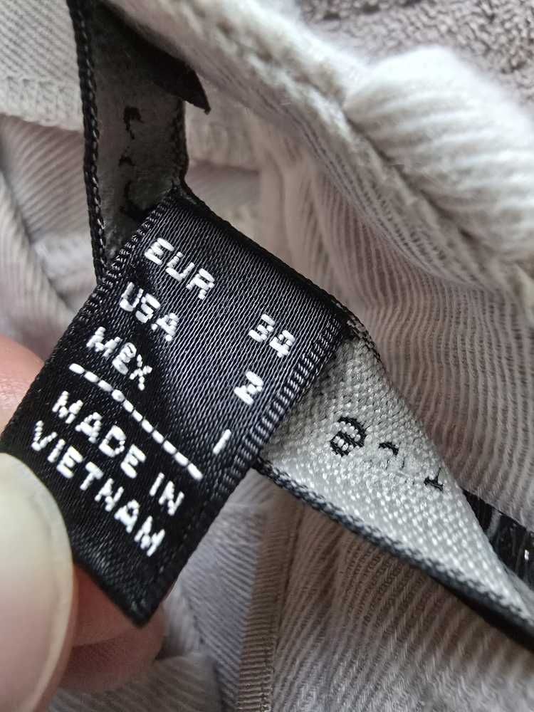 Spodnie cienkie lniane Mango 34 len