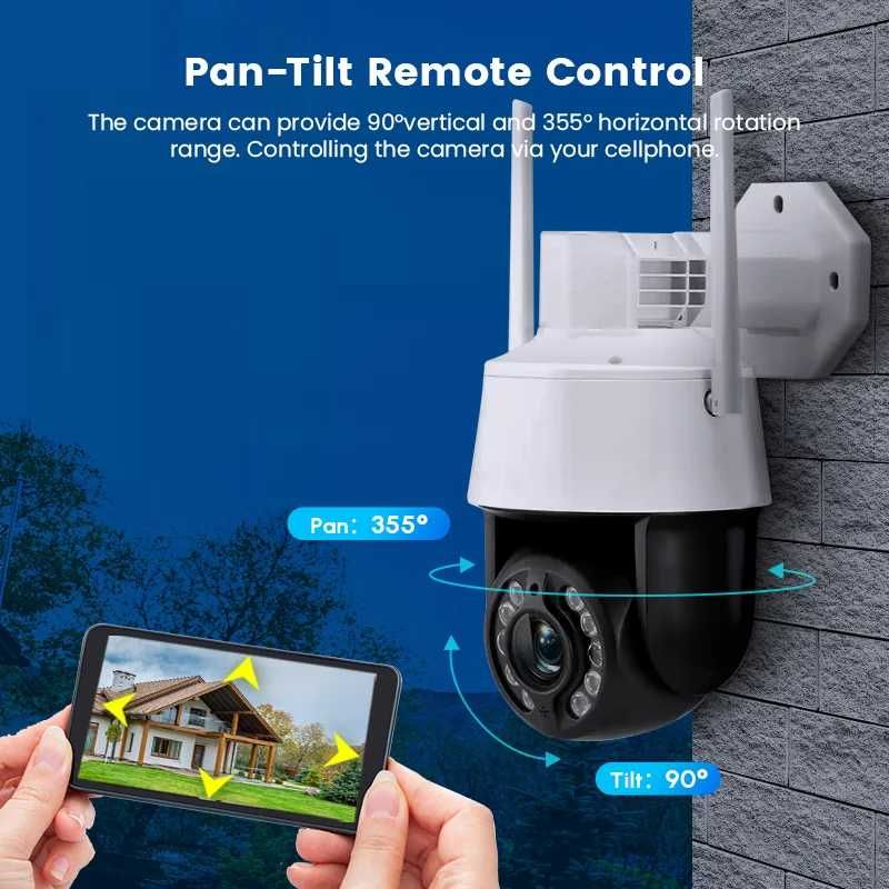 Câmara Vídeo Vigilância PZT 360º CCTV Zoom 20x TUYA WiFI (NOVO)