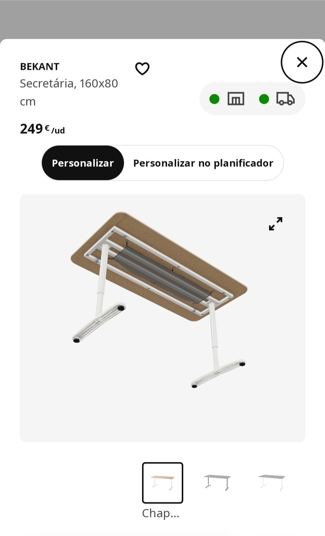 Mesa de escritório