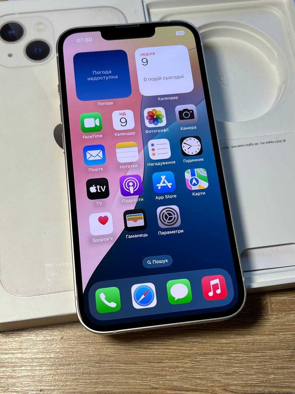 Оригінал iphone 13 White 128GB з чеком