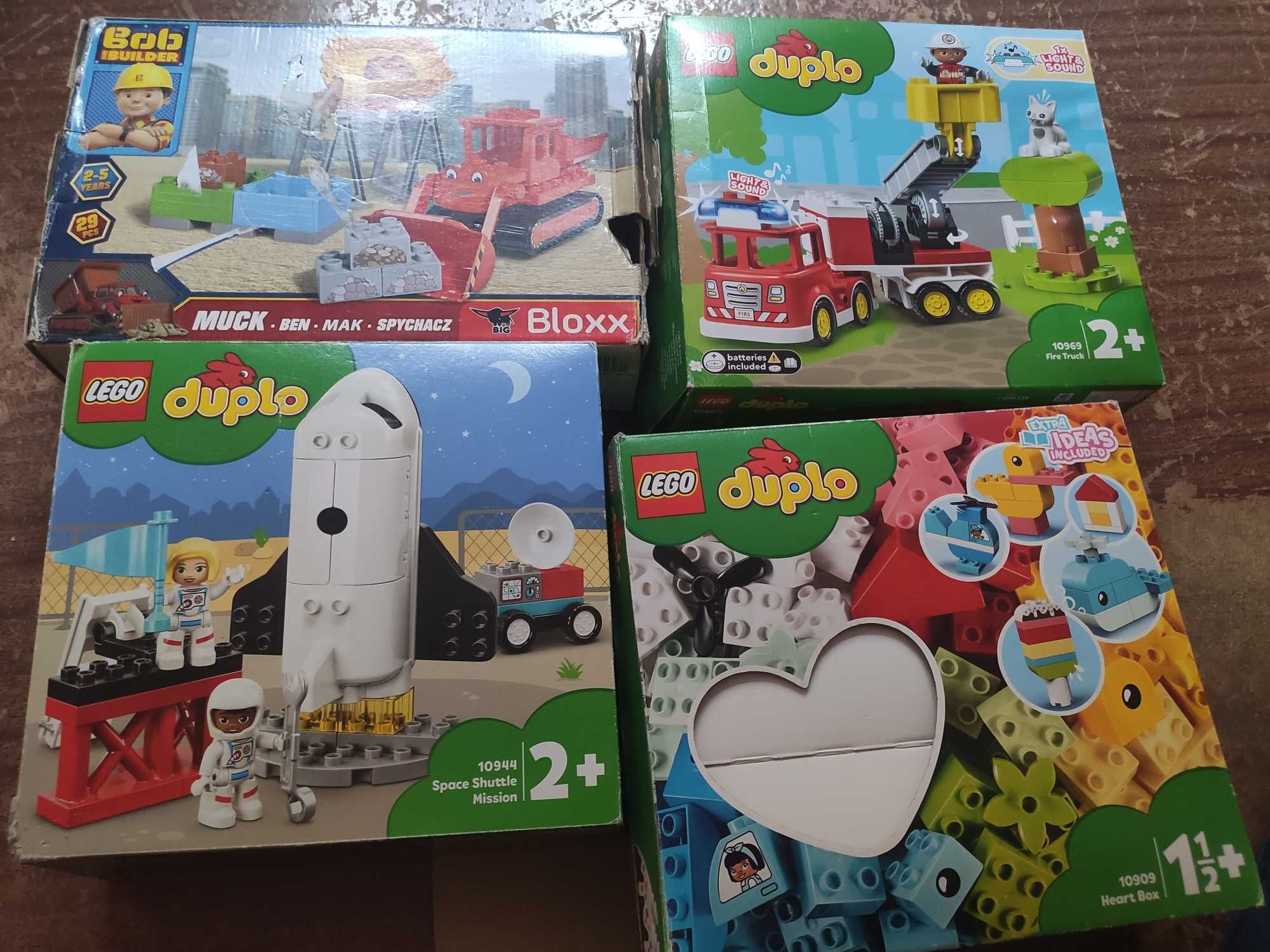 4 zestawy klocków LEGO duplo