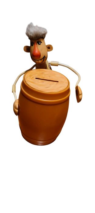 Копилка из Берёзки мужик с бочкой пива сувенир СССР