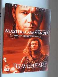 2 filmy  DVD Bravehart i Master&commander