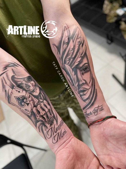 Тату салон ArtLine у Запоріжжі | татуировки, cделать тату в Запорожье