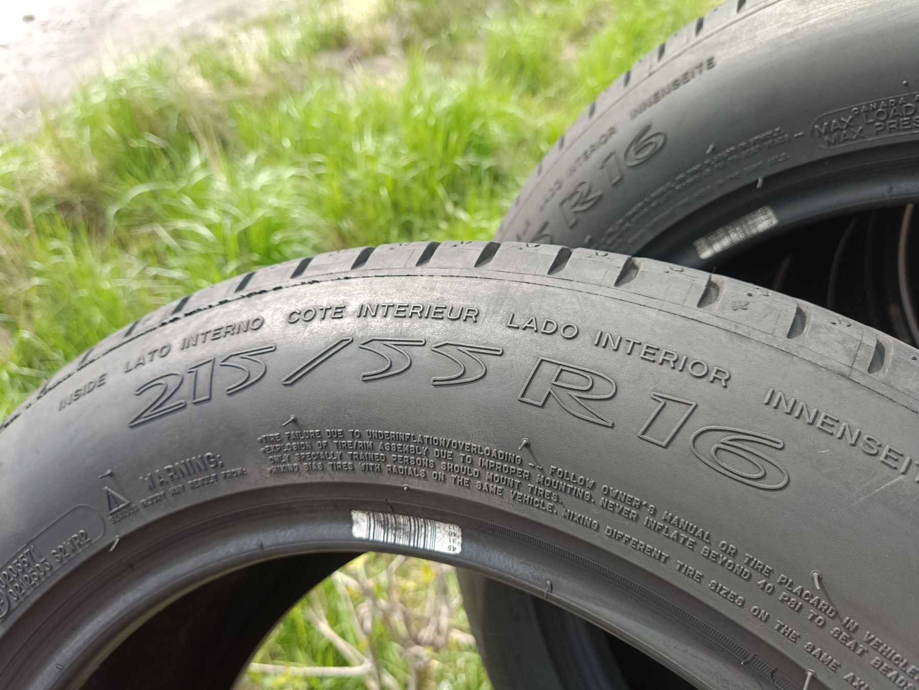 Літні шини Michelin 215/55 R16 резина Р16