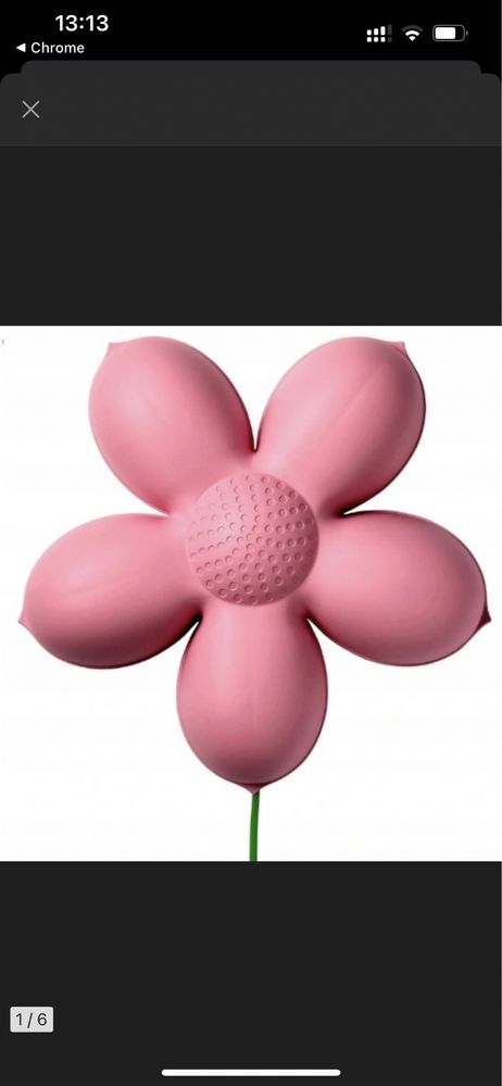 Ikea lampka kwiatek Smila kinkiet dla dziewczynki