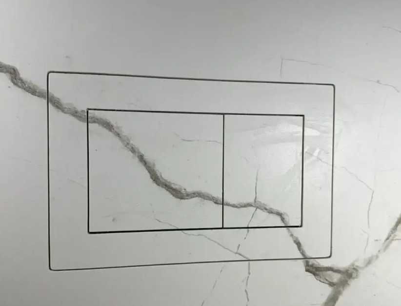 Кнопка слива инсталляции скрытого монтажа Geberit SigmaDelta TECE