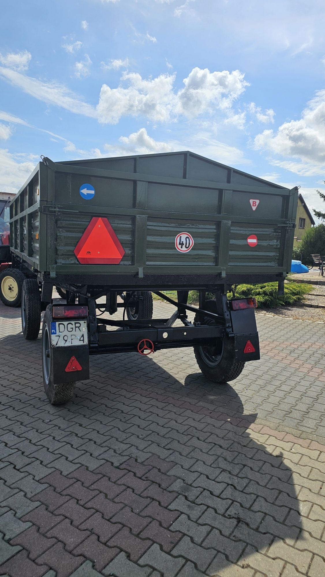 Przyczepa Autosan D-47B wywrotka