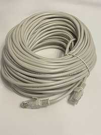 Интернет кабель, витая пара, сетевой патч корд, шнур для роутера 30 м