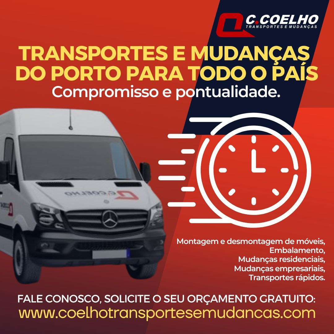 Mudanças transportes e armazenamento. VALE DO SOUSA