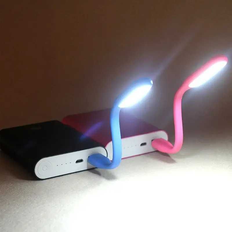 Гибкая лампа светильник настольный фонарик ночник фонарь 6 LED USB