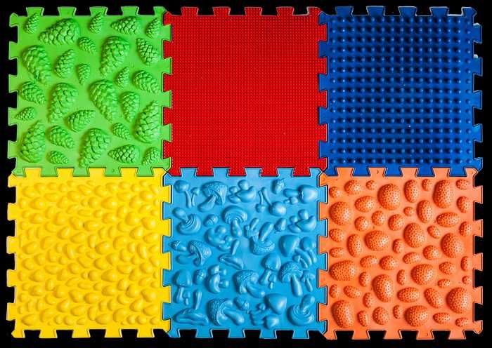 Mata sensoryczna do masażu Ortek MIX puzzle