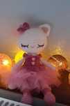 Kotek baletnica amigurumi nowy