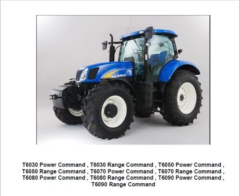 NEW HOLLAND T6030 do T6090 instrukcja napraw PO POLSKU!