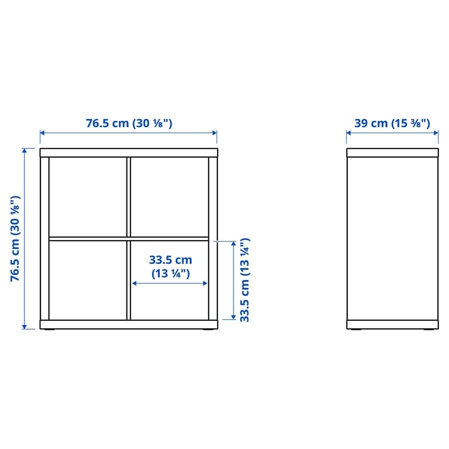 Komplet mebli do gabinetu Ikea KALLAX