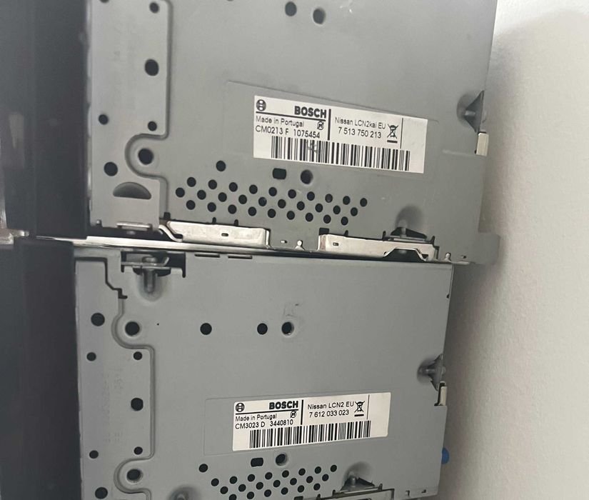 Conjunto de 2 rádios Bosch com GPS para Nissan Juke, Qashqai, Note