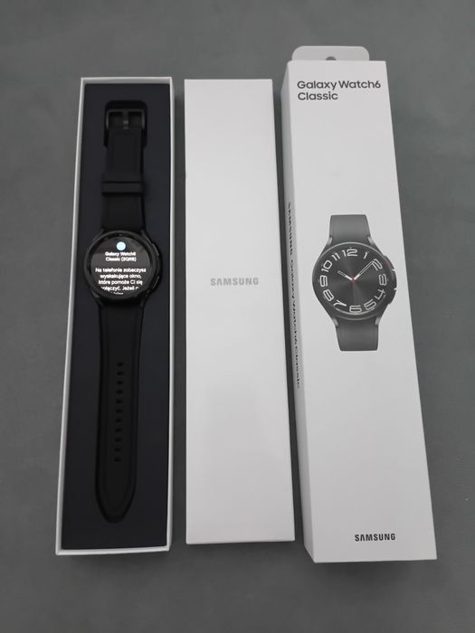Samsung Galaxy Watch6 Classic 43mm – NOWY, z gwarancją