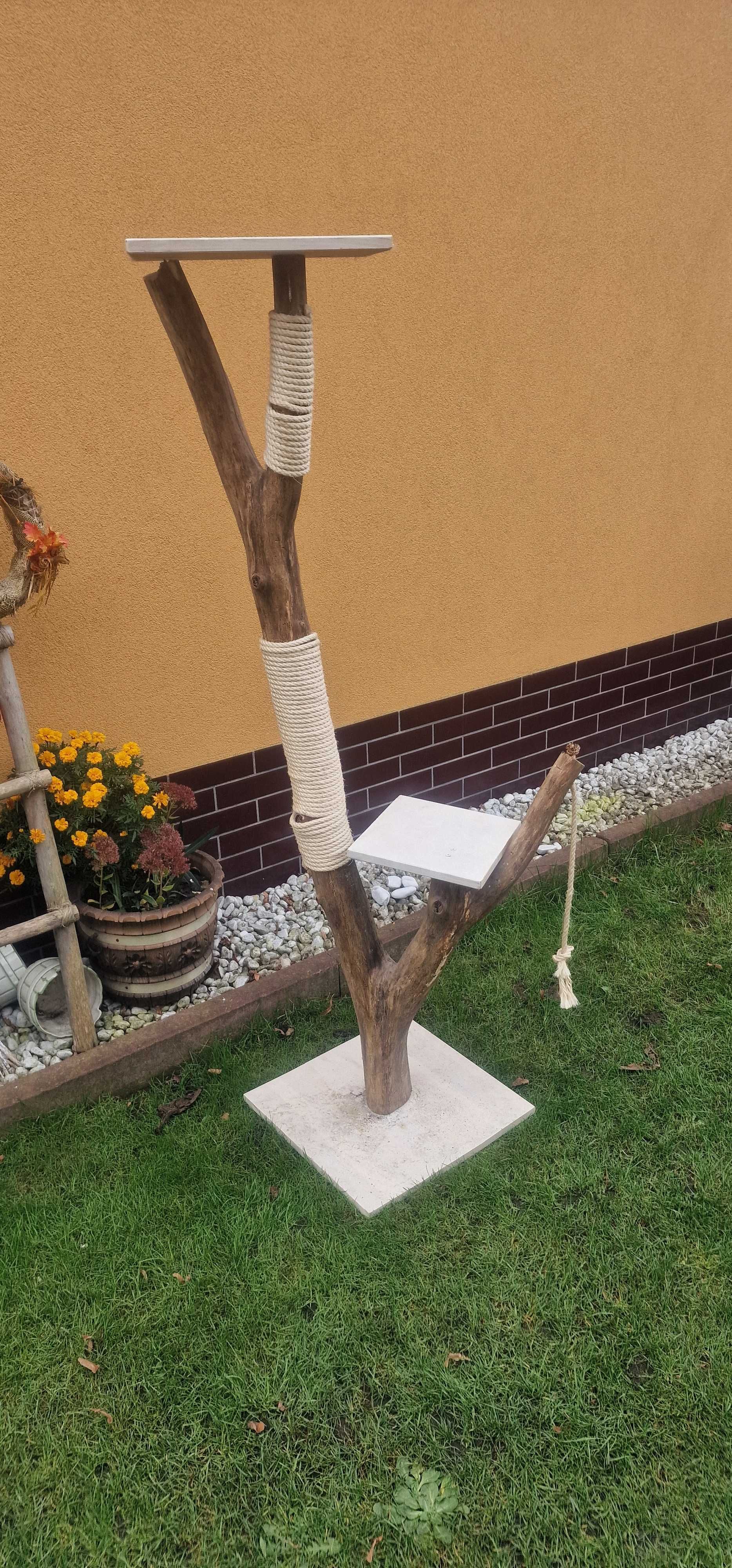 drapak dla kota na gałęzi