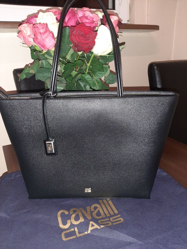 Elegancka torebka a4 oryginalna Cavalli Class