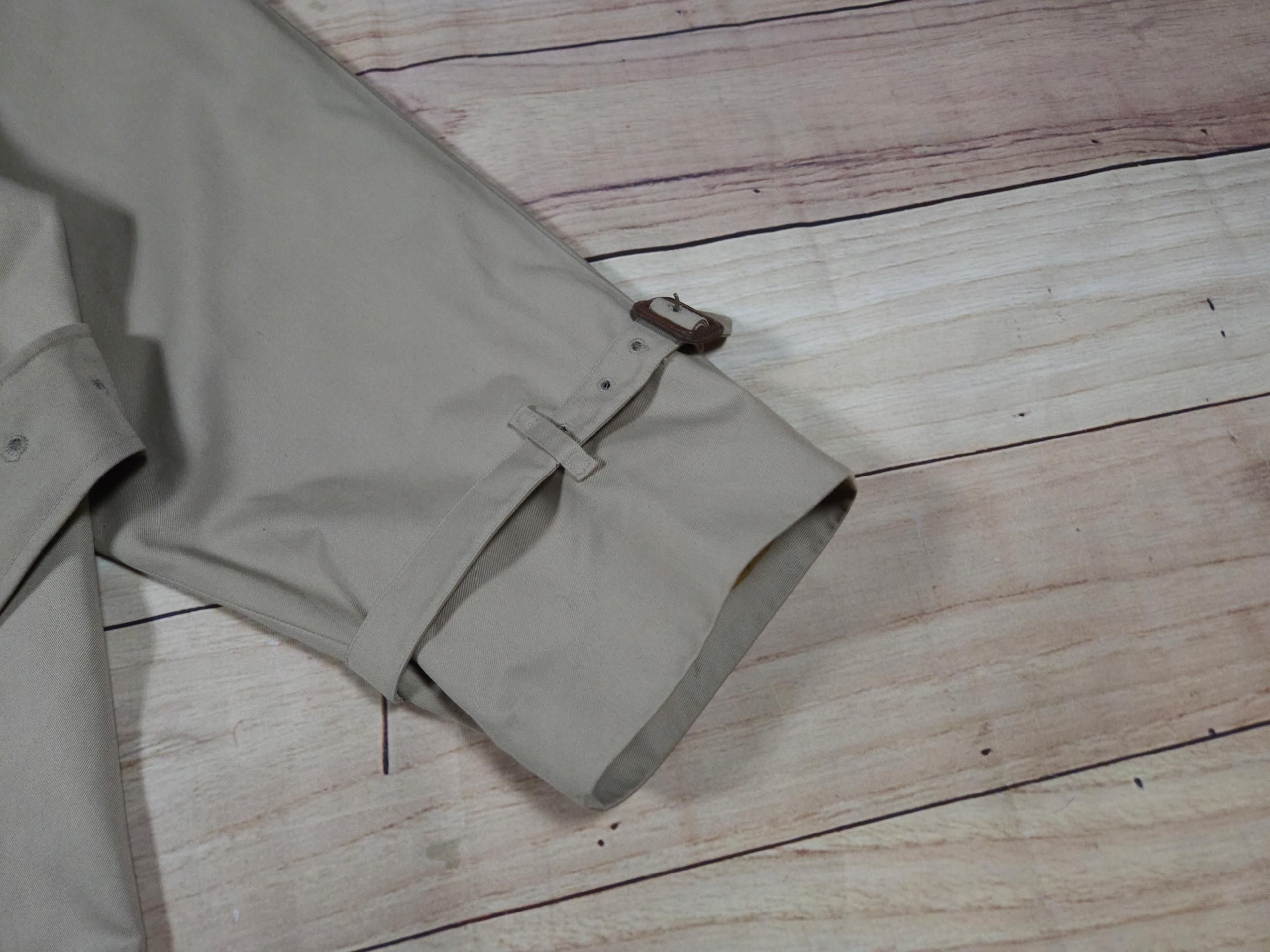 BURBERRY Płaszcz Trencz Męski Beżowy r. 2XL