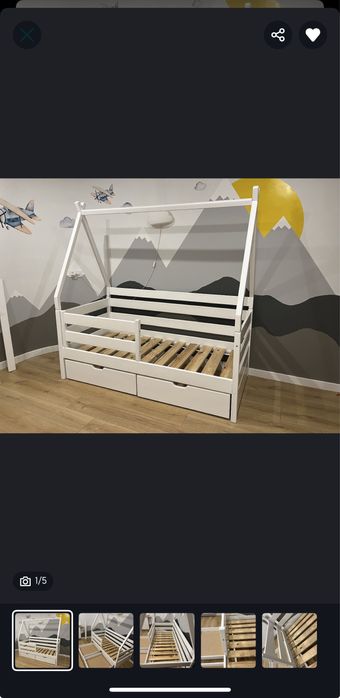 Ліжко будинок 80 170