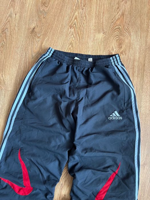 Нейлоновые штаны Adidas Baggy Fit винтаж sk8 rep y2k