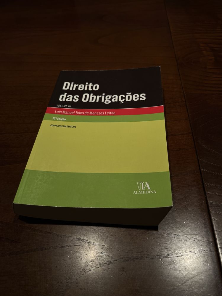 Livro Direito das Obrigações Volume 3 (NOVO) - 2019