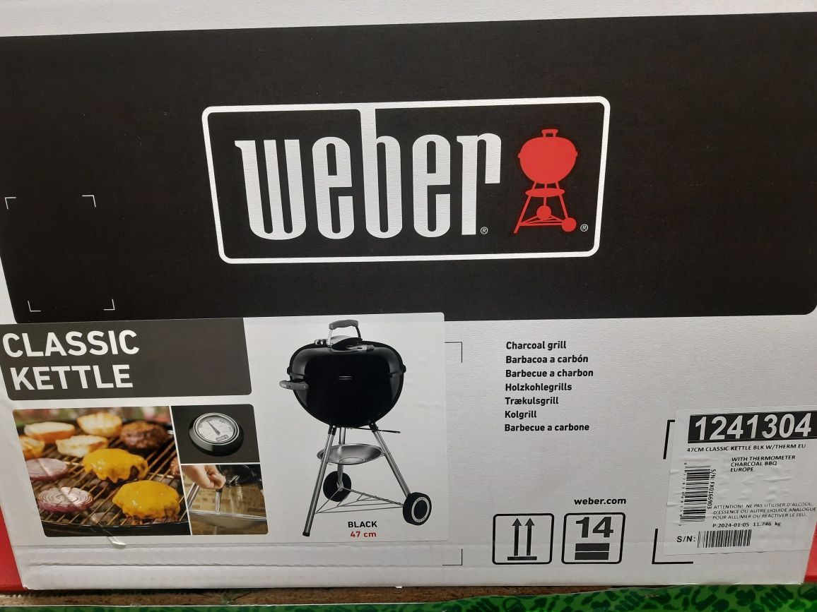 Гриль WEBER one-touch original 1241304 з термометром