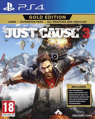 Jogo PS4 Just Cause 3 Gold Edition (Novo Selado)