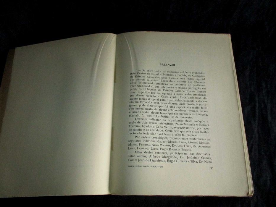 Livro Colóquios Cabo-Verdianos 1959