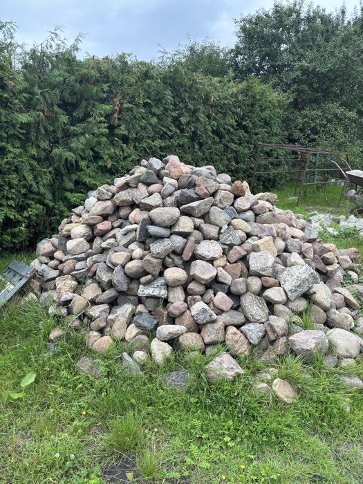 Kamień polny, płaski, na drogę, podjazd, murki