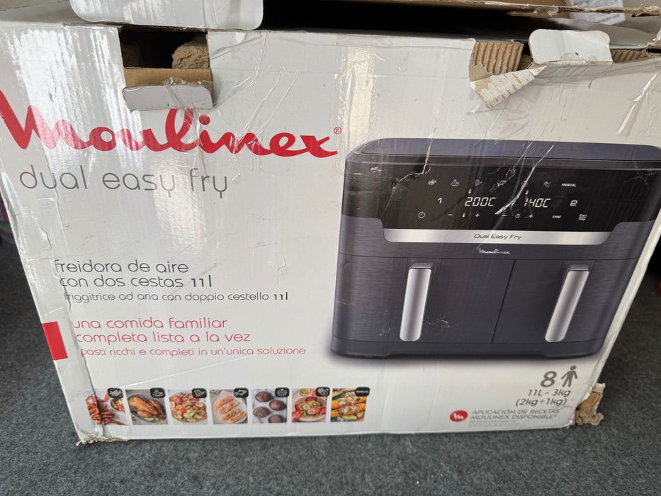 Frytkownica beztłuszczowa 11L ,7 programów Moulinex