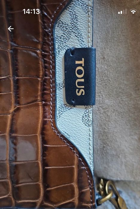 Listonoszka skórzana Tous