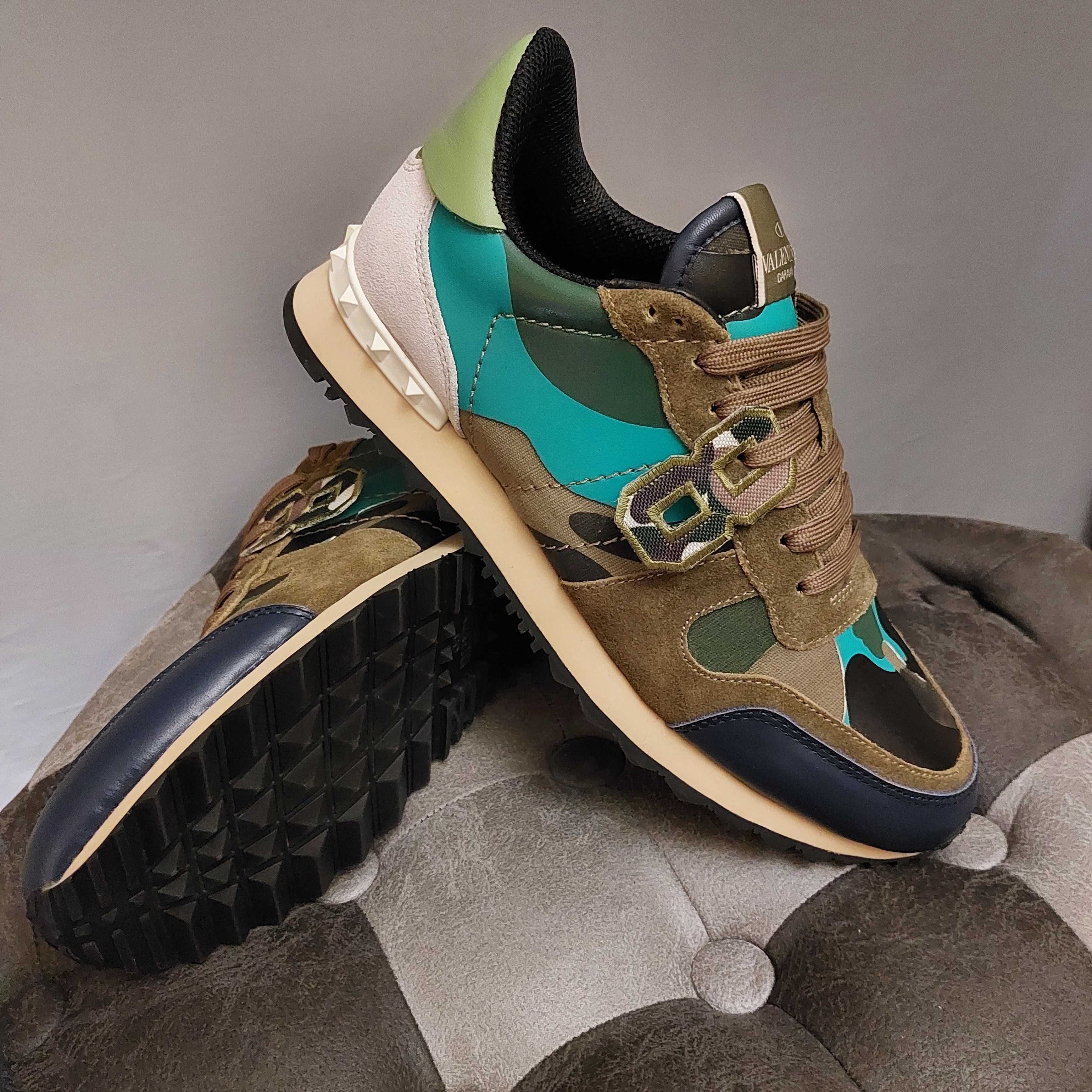 Снікери сникеры Sneakers Valentino 28см camo